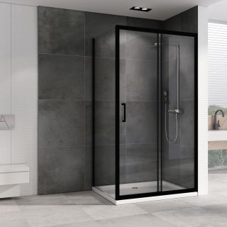 Душевой уголок ABBER Schwarzer Diamant 180x100см AG30180B-S100B