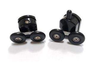 Душевой уголок ABBER Schwarzer Diamant AG30150B-S50B-S50B 150x50см чёрный