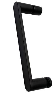 Душевой уголок ABBER Sonnenstrand 100x100см чёрный AG04100B-S100B