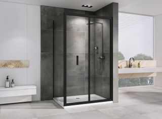 Душевой уголок ABBER Sonnenstrand 90x70см чёрный AG07090B-S70B