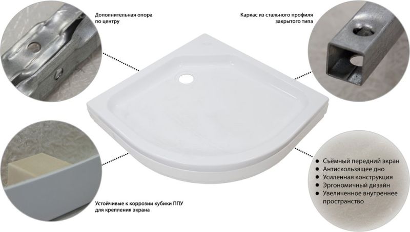 Поддон для душа Triton ПД22 Щ0000038720 80х80