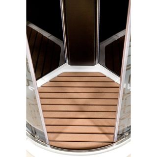 Душевая кабина Deto BМ1510 LED с гм. BLACK 100х100х220 см