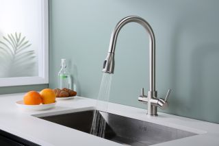 Смеситель для кухни Paulmark Lange La214212-NI никель