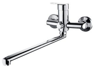 Смеситель для ванны с душем РМС SL132-006E хром