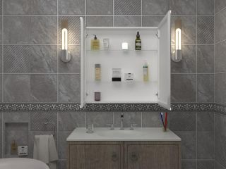 Зеркало-шкаф с подсветкой Continent Emotion МВК030 80см белый