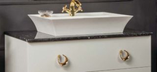 Столешница мраморная Armadi Art Nero Marquina 110см 857-110-NM