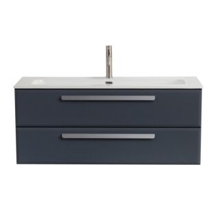 База под раковину Cezares подвесная с двумя выкатными ящиками, Grafito, 1000x457x500, ECO-CER-N-1000-2C-SO-GR-P