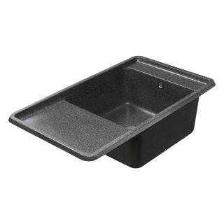 Мойка кухонная Акватон Беллис 87см графит 1A724832BS210