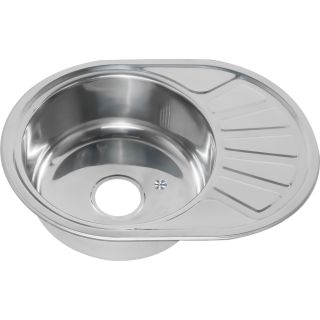 Мойка 6044 U Melana 0,6/160 хром с сифоном (234 t *12)