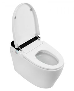 Электронный унитаз-биде ABBER Bequem AC1116S приставной белый