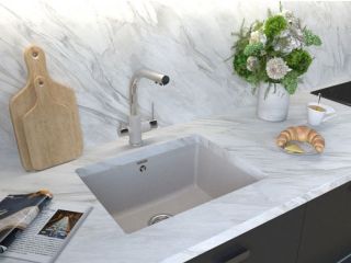 Смеситель для кухни Paulmark Essen Es213011-GRCR серый/хром