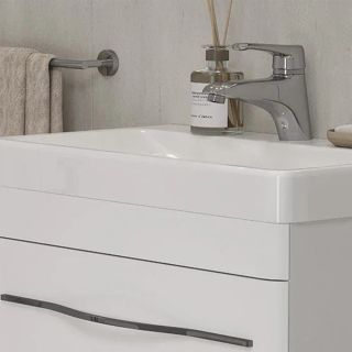 Тумба под раковину подвесная Velvex Jill tp.JIL.9595.60.2Y белый матовый, 60 см