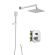 Душевой комплект Swedbe Platta 5559 с термостатом хром