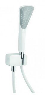 Душевая лейка Kludi Fizz с держателем белый 6767091-00