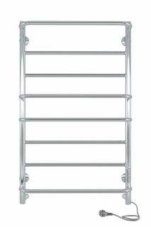 Полотенцесушитель электрический Indigo Europe Lux LELLE80-50R 80x50 см хром