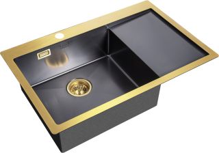 Мойка кухонная Zorg Inox  A 7851-L BR/GRAFIT