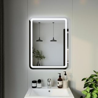 Зеркало с подсветкой Бриклаер Эстель-1 4627125414220 60 см на взмах руки