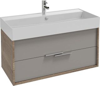 Тумба под раковину Jacob Delafon Vivienne EB1668-E75-J54 100 см 100 см дуб давос натуральный/серый матовый