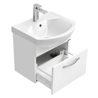 Тумба под раковину Акватон Ария 50см белый 1A140301AA010