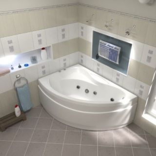 Акриловая ванна Bas Вектра 150x90 см левая без гидромассажа