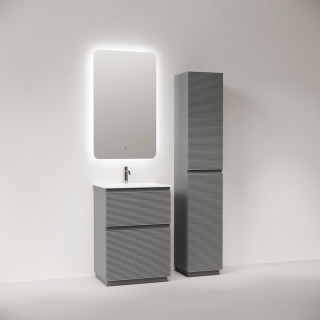 Тумба напольная под раковину Sancos Folk Floor FL60FES 60 см Ergraut soft