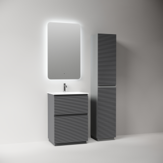 Тумба напольная под раковину Sancos Folk Floor FL60FGS 60 см Grey soft