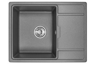 Мойка кухонная Granula 6503, ГРАФИТ