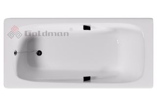 Ванна чугунная Goldman Art AT17080 170x80см с ножками