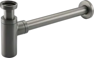 Сифон для раковины Frap F82-9 оружейная сталь