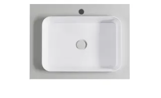 Тумба с раковиной Astra-Form Фрейм 4631177715266 80 см серый матовый