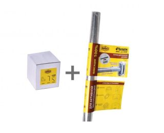 Карниз для ванной дуговой Fixsen нерж.сталь-хром max. 180 см. ( FX-25144)