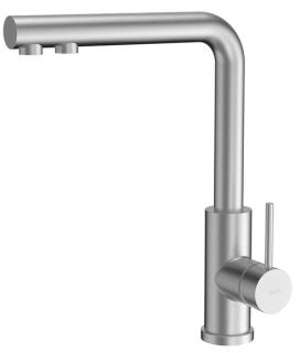 Смеситель для кухни IDDIS Rule RULSTLFi05 с фильтром сталь