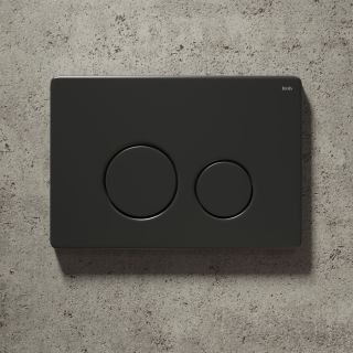 Клавиша смыва IDDIS Unisteel 001 UNS01MBi77 чёрный