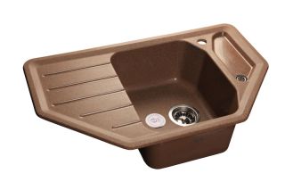Мойка кухонная GranFest Терракот Corner C-800 E тер