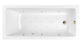 Гидромассажная ванна Whitecross Wave Slim 0111.170075.100.RELAX.BR 170x75см Relax бронза