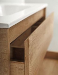 Тумба под раковину BelBagno подвесная 90x50см Rovere Nebrasca Nature KRAFT-900-2C-SO-RNN