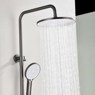 Душевая стойка Black&White Gravity 9102GM оружейная сталь