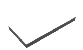 Экран Good Door Essentia/Flow/Stella ГРАФИТ 1200x700 см