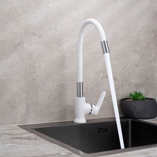 Смеситель для кухни РМС SL123W-016F-1 белый