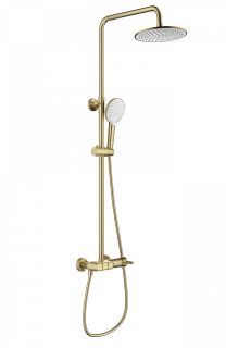 Душевая стойка Wonzon & Woghand Muse Corno WW-A30653-BG брашированное золото