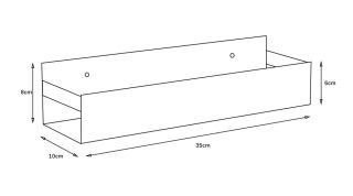 Полка подвесная Boheme Q 10965-G золото