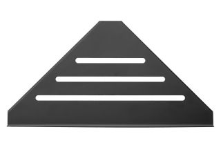 Полка угловая Swedbe Attribut 9802B 30см чёрный