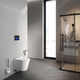 Унитаз подвесной  AM.PM Sunny C85C1701SC безободковый с сиденьем микролифт белый