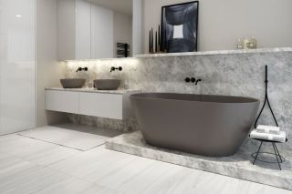 Ванна отдельностоящая Holbi Venus NEW 158x79см бетон 2.01.002.44.4