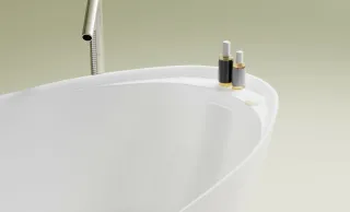 Ванна из искусственного камня Astra-Form Исида 01010049 170x80 см с интегрированным переливом белый глянец