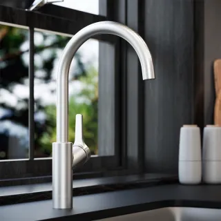 Смеситель для кухни Damixa Eclipse  310720400 высокий никель