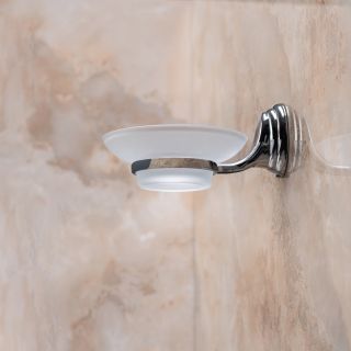 Мыльница РМС A1220 хром/матовое стекло