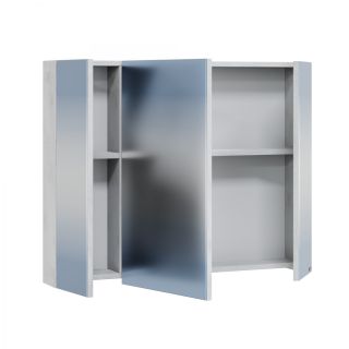 Зеркало-шкаф Санта Марс 700416 80 см светлый