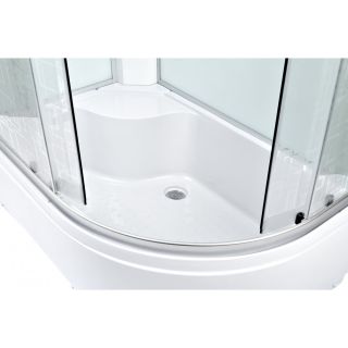 Душевая кабина Deto ЕМ4511 L LED с гм. 110х80х220 см