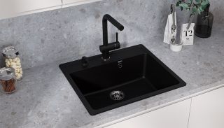 Кухонная мойка Ulgran Classic U-104-308 чёрный